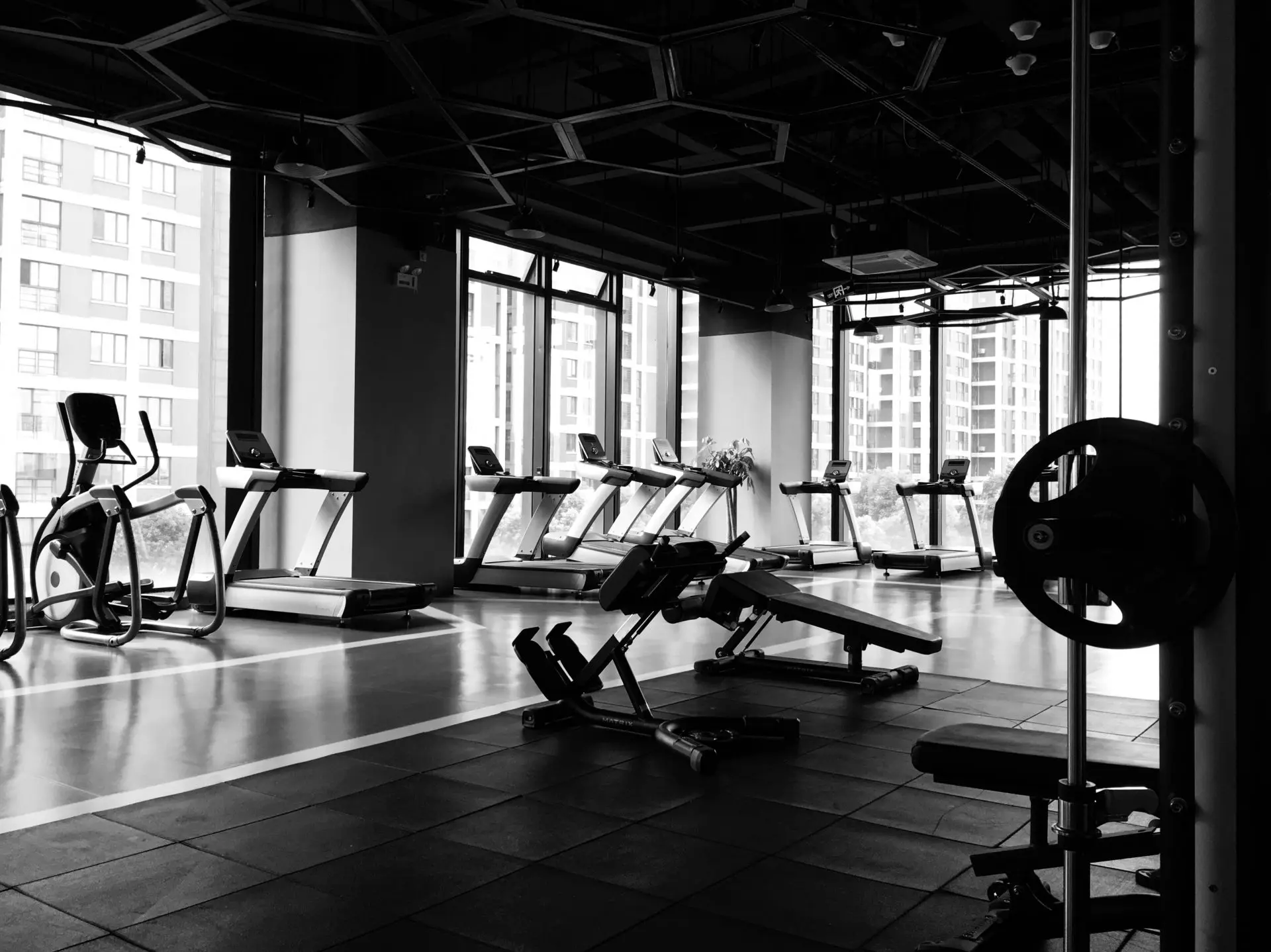 Salle de sport vide Salle de sport vide